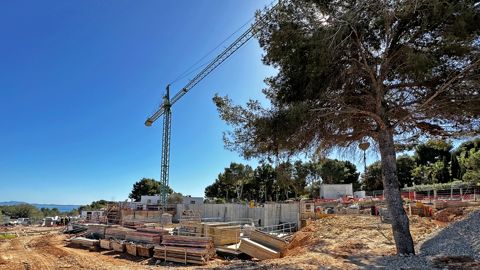 Construction site in Mallorca