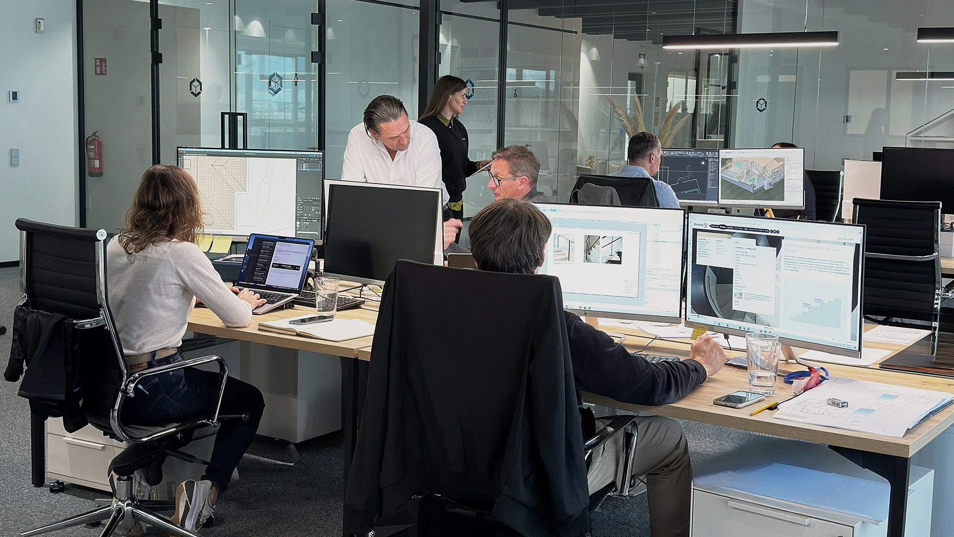 Architektenteam im Büro Dressler & Partner Mallorca